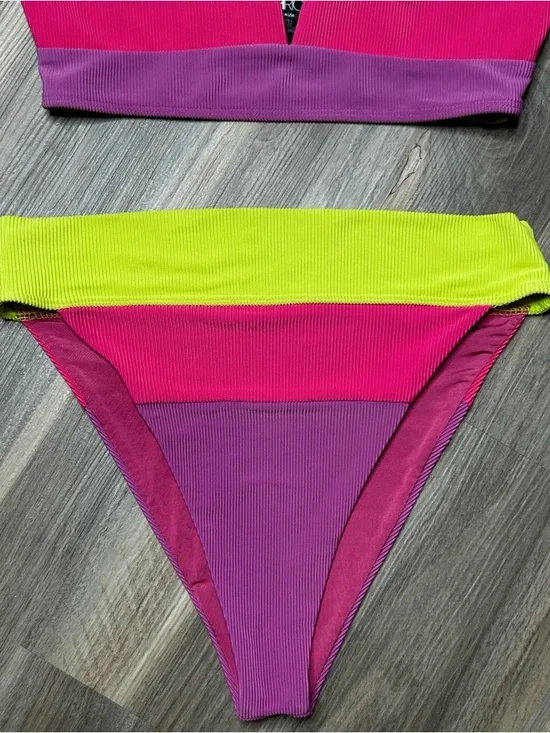 NWOT Beach Riot Ribbed Alexis Riza Bikini - Picture 6 of 16